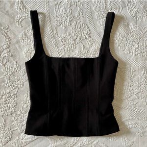 Zara Black Corset Tank